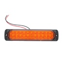 Lampa laterala gabarit slim LED 12-24V, galbena FR0280