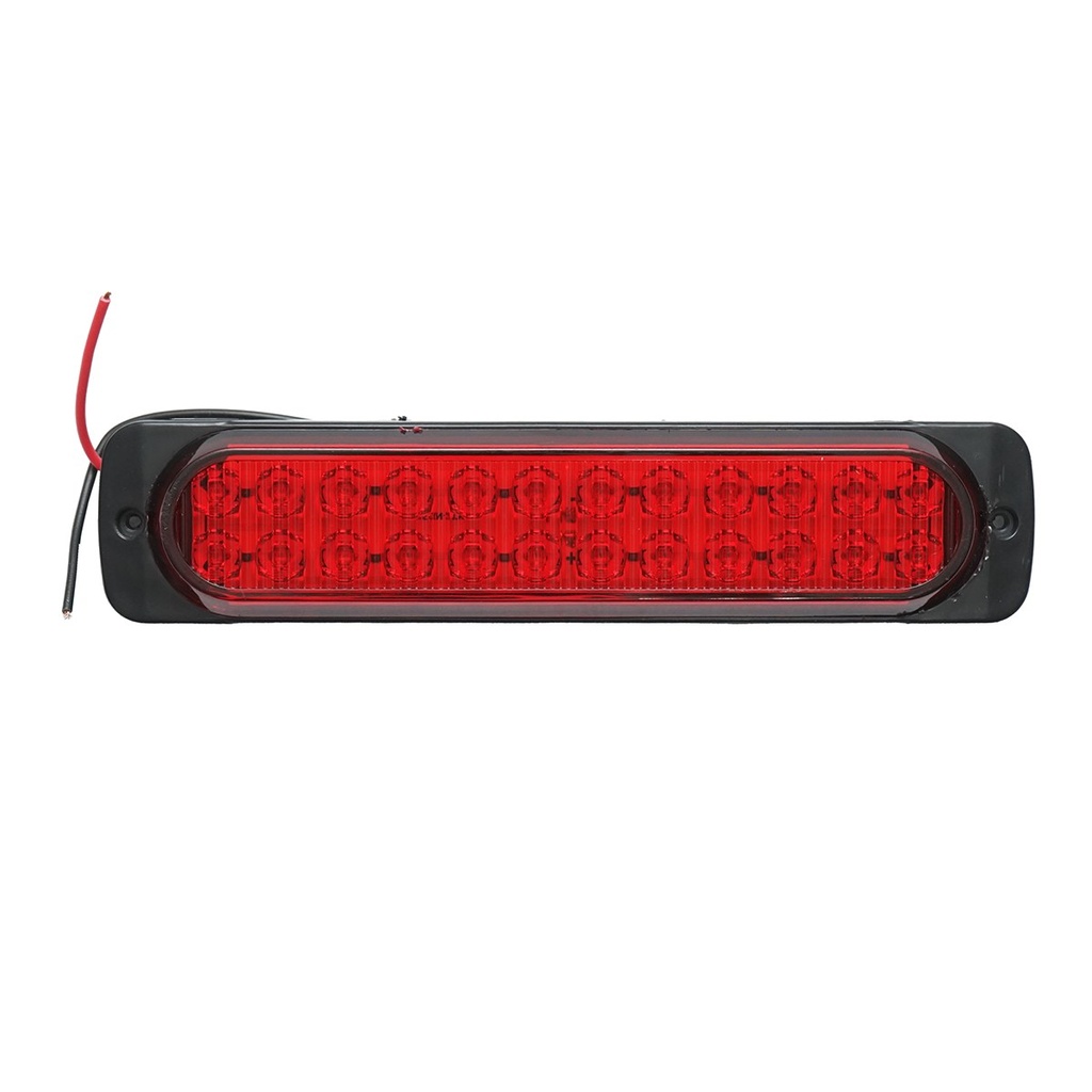 Lampa laterala gabarit slim LED 12-24V, rosu FR0280