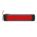 Lampa laterala gabarit slim LED 12-24V, rosu FR0280