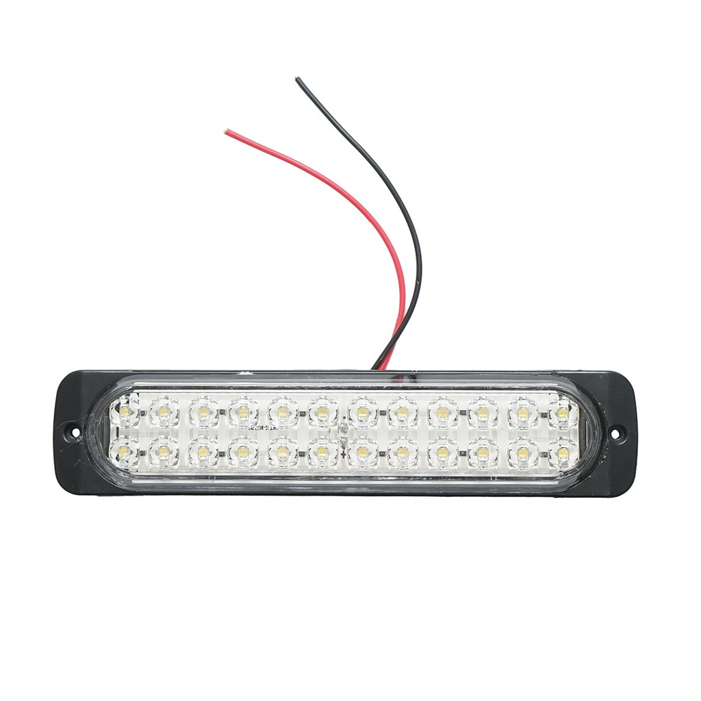 Lampa laterala gabarit slim LED 12-24V, alba FR0280