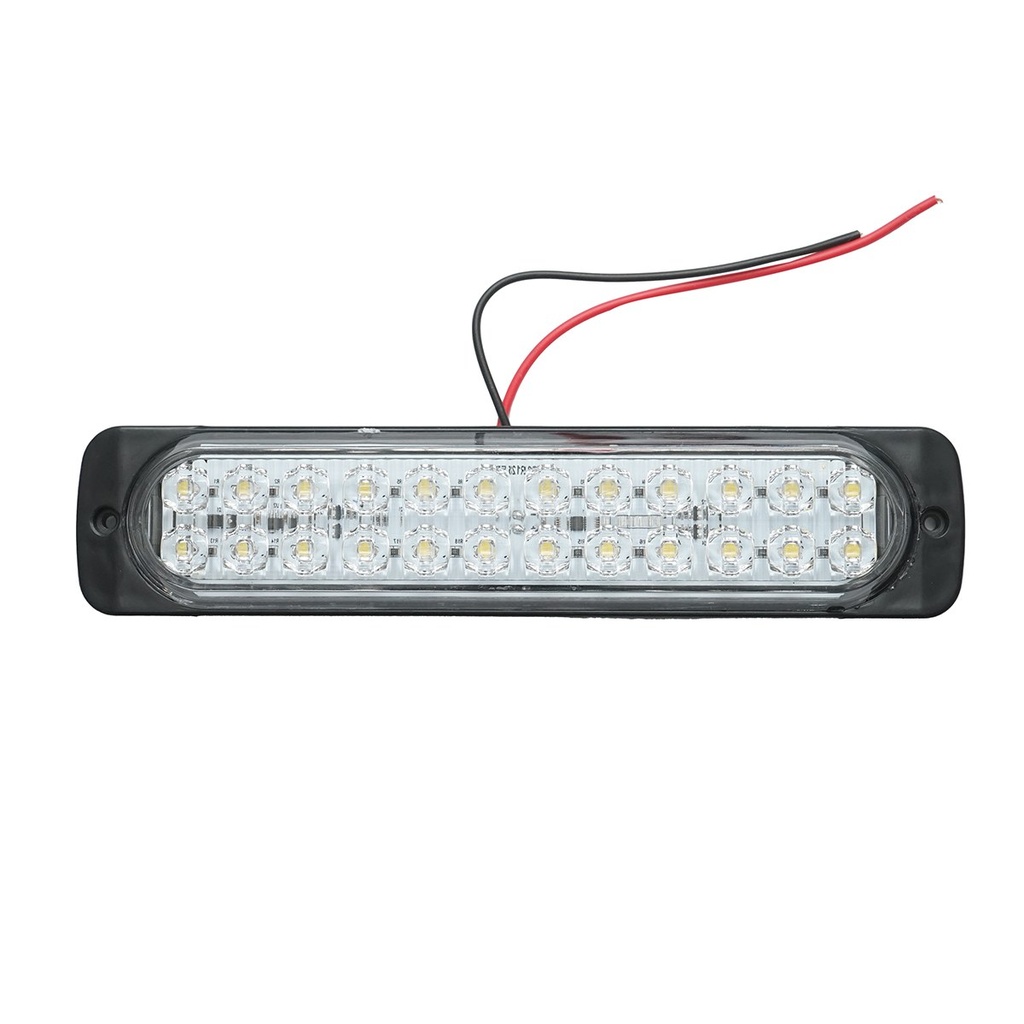 Lampa laterala gabarit slim LED 12-24V, alba FR1280