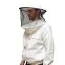 Bluza apicola alba cu masca de protectie marimea XL
