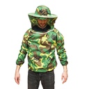 Bluza apicola tip camuflaj marimea L cu masca protectie