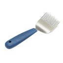 Furculita apicola pentru descapacit din inox cu maner plastic 190mm