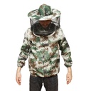 Bluza apicola tip camuflaj marimea XL cu masca protectie