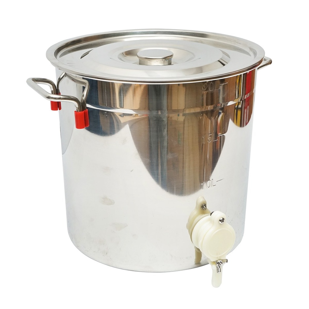 Maturator din inox cu capac pentru miere de albine 50kg