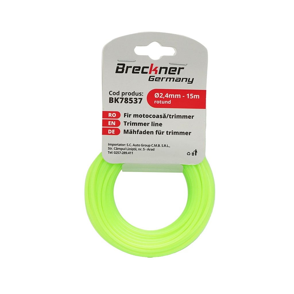 Fir rotund pentru motocoasa 2.4mmx15m