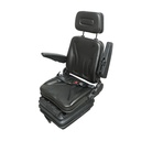 Scaun universal reglabil pe greutate 50-130Kg, cotiere si spatar rabatabil 50-90° pentru tractor, utilaje agricole, industriale, stivuitor