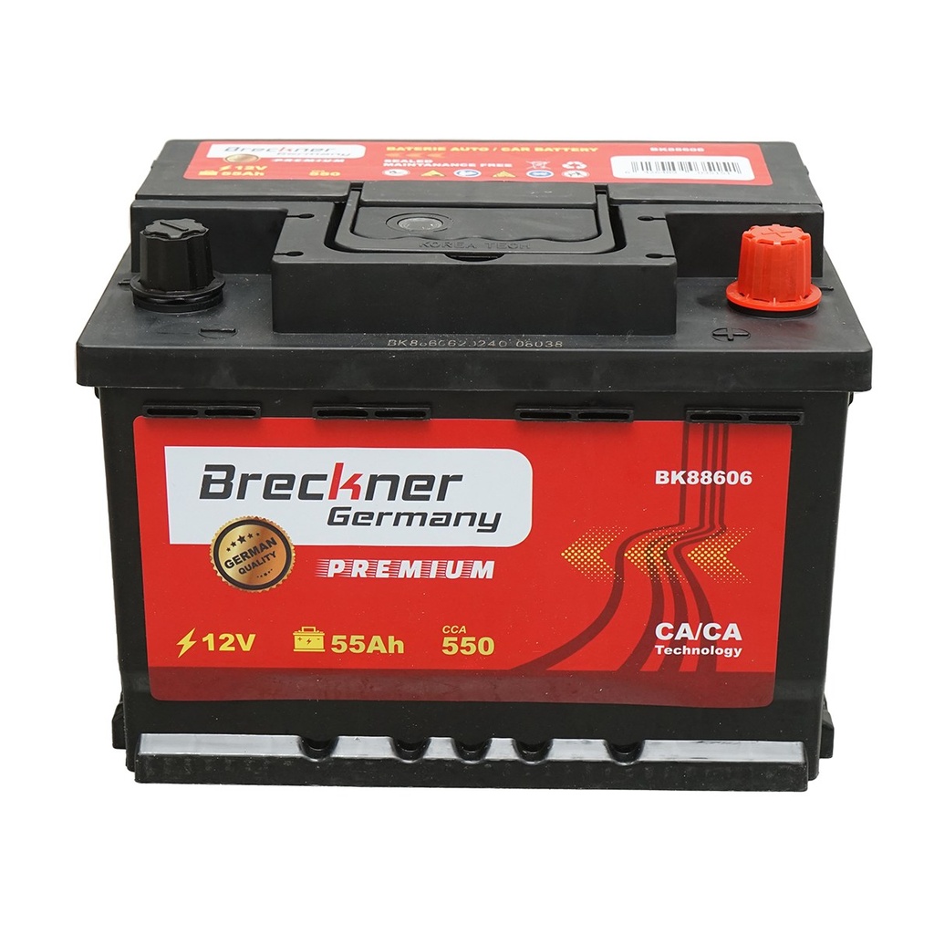 Acumulator, baterie auto 55Ah, 550A, 12V PREMIUM