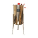 Centrifuga manuala apicola, extractor miere din inox cu 3 rame