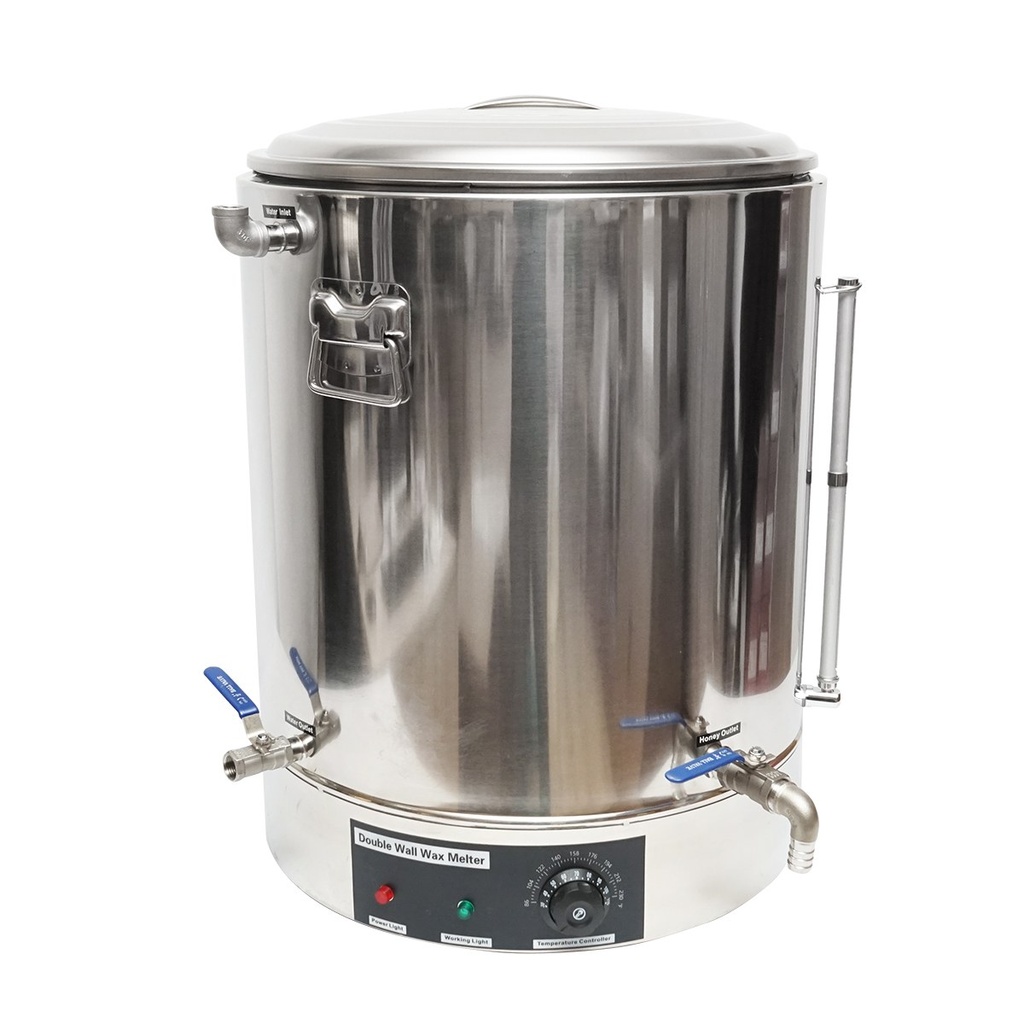 Topitor de ceara cu apa din inox cu pereti dubli 220V