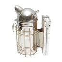 Afumator albine din inox cu cilindru scut termic si burduf din piele 250mm