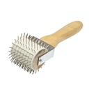 Rola descapacit din inox cu maner din lemn