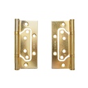 Set 2 balamale coplanare 100x73mm, zincate cu suruburi