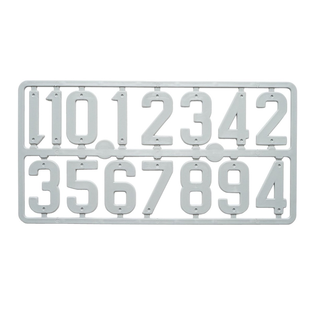 Sablon cu 10 cifre pentru numerotarea stupilor