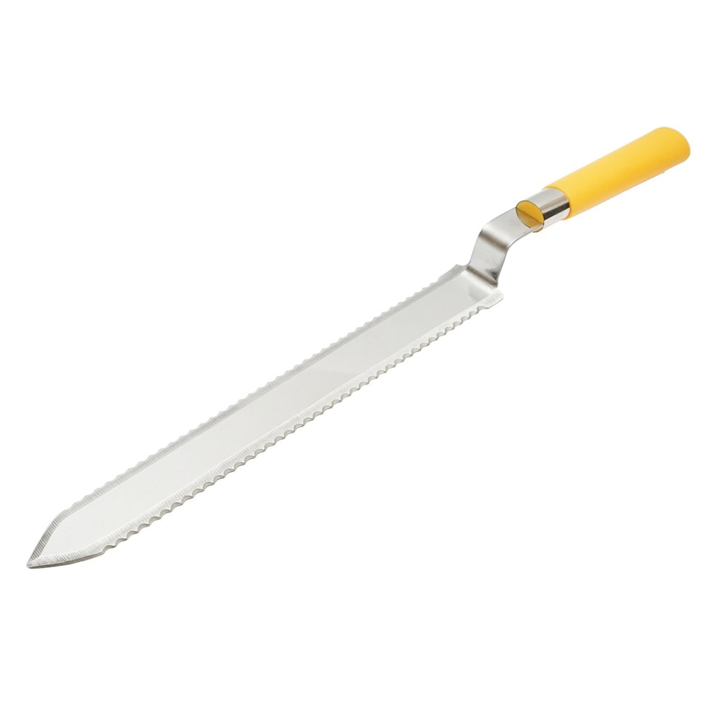 Cutit din inox pentru descapacit 440mm cu maner plastic
