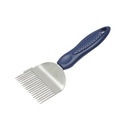 Furculita apicola pentru descapacit din inox cu maner plastic 190mm