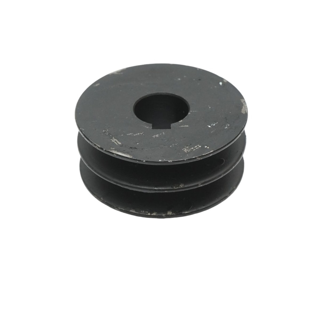 Fulie 2 caneluri 76x32mm pentru ax cu pana 24mm