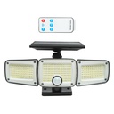 Lampa LED 30W cu panou solar 1.8W/5.5V, baterie 2400mAh, senzor de miscare si telecomanda IP65