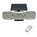 Lampa LED cu panou solar 1.8W/5.5V, baterie 2000mAh, senzor de miscare si telecomanda IP65