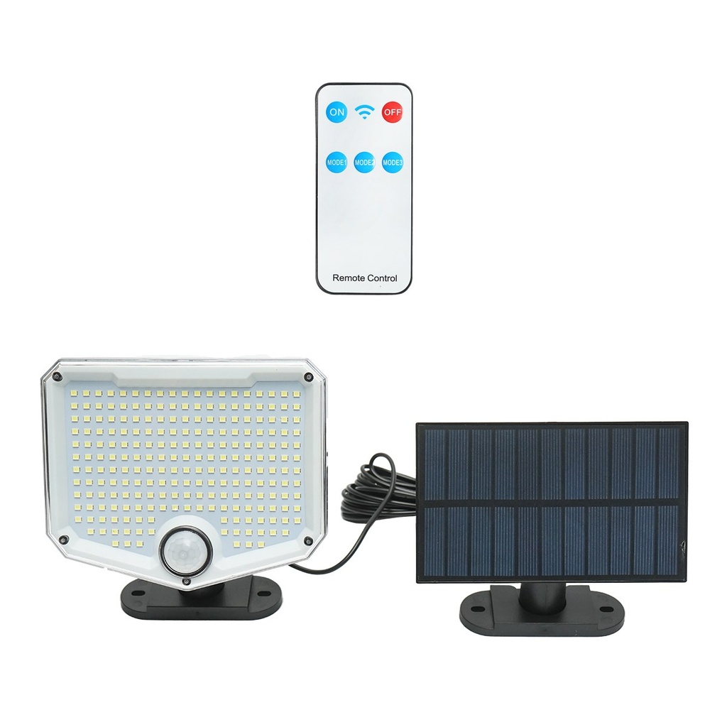 Lampa LED 6W cu panou solar telecomanda si baterie 2000mAh, IP65