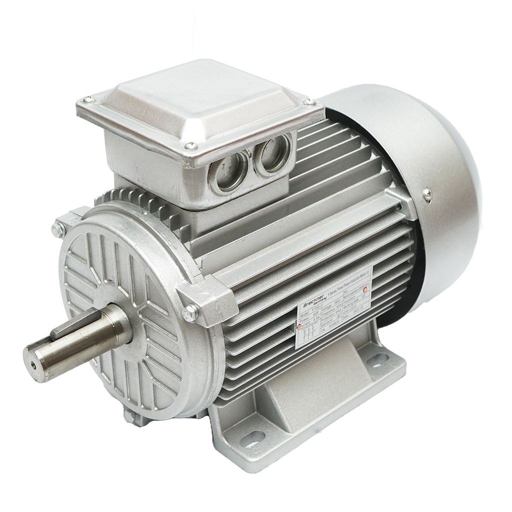 Motor electric trifazat 3KW, 380V cu bobinaj din cupru si carcasa de aluminiu IP44