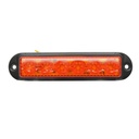 Lampa laterala gabarit slim LED 12-24V galbena 160x36mm FR1286Y