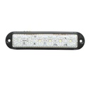Lampa laterala gabarit slim alba LED 12-24V, galbena FR1286W