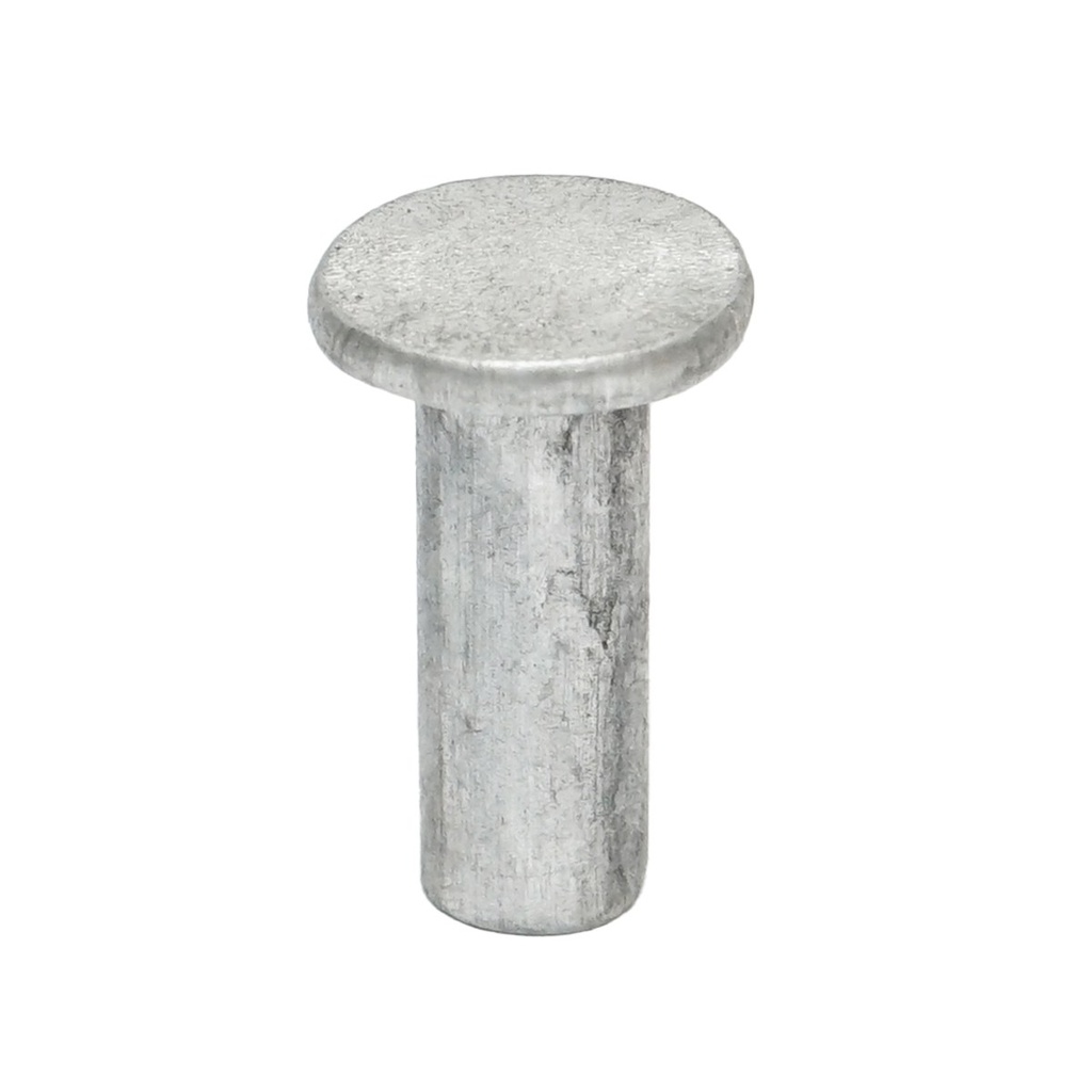 Nit aluminiu solid 4x8mm, diametru cap 15mm