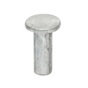 Nit aluminiu solid 4x8mm, diametru cap 15mm