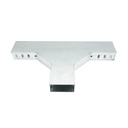 Ramificatie T orizontala din otel galvanizat pentru jgheab 50x100mm