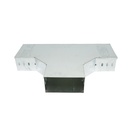 Ramificatie T orizontala din otel galvanizat pentru jgheab 100x200mm