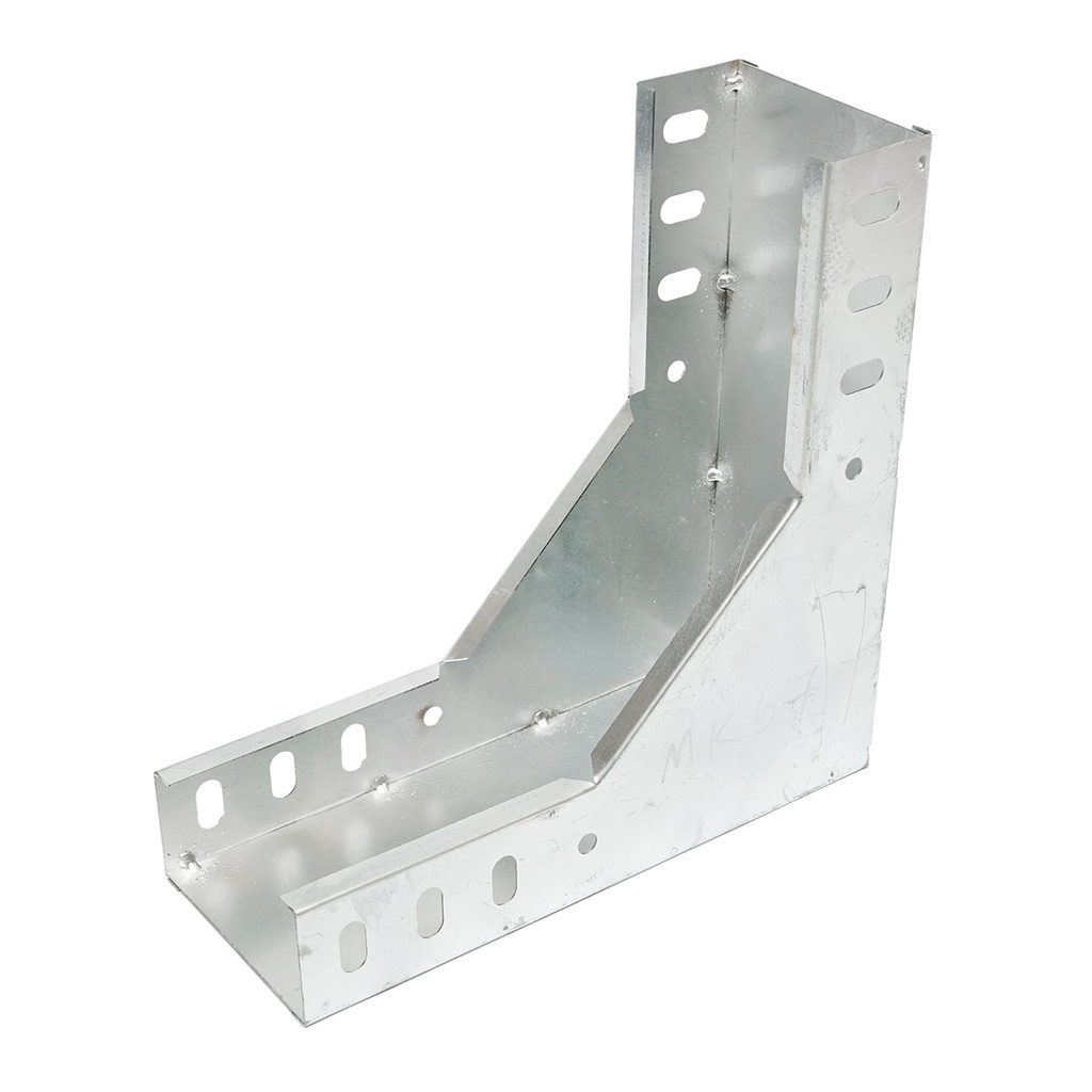 Cot vertical 90 grade de coborare din otel galvanizat pentru jgheab 100x50mm