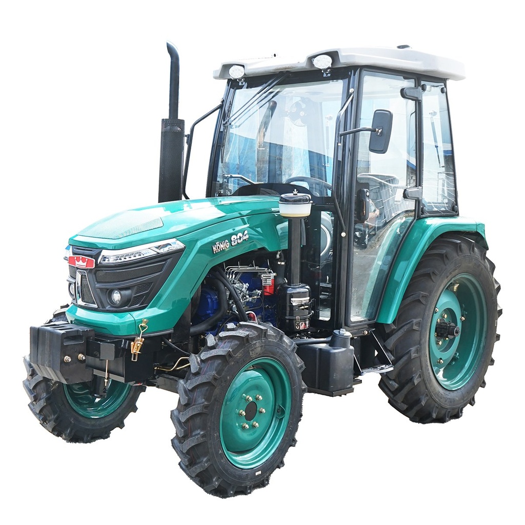Tractor KONIG 804, 4x4, 80CP, cu cabina, roti 9.5-24/14.9-30