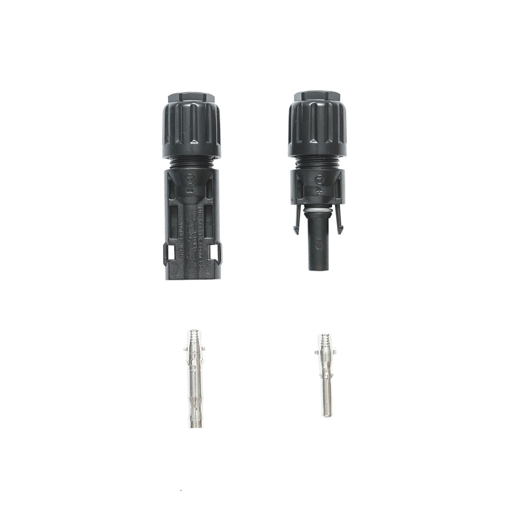 Set conector MC4, 1500V, 4mm2 pentru panou solar