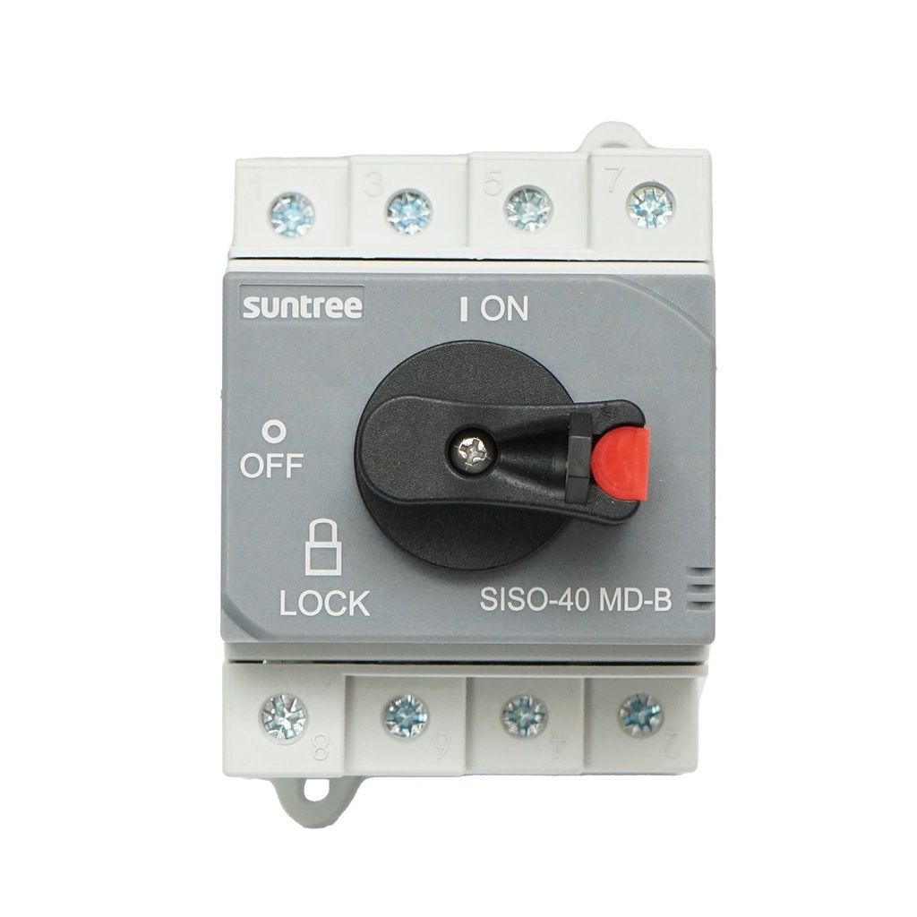 Comutator de sarcina, swich on/off pentru sisteme fotovoltaice 4P, 32A, 1500kV Suntree