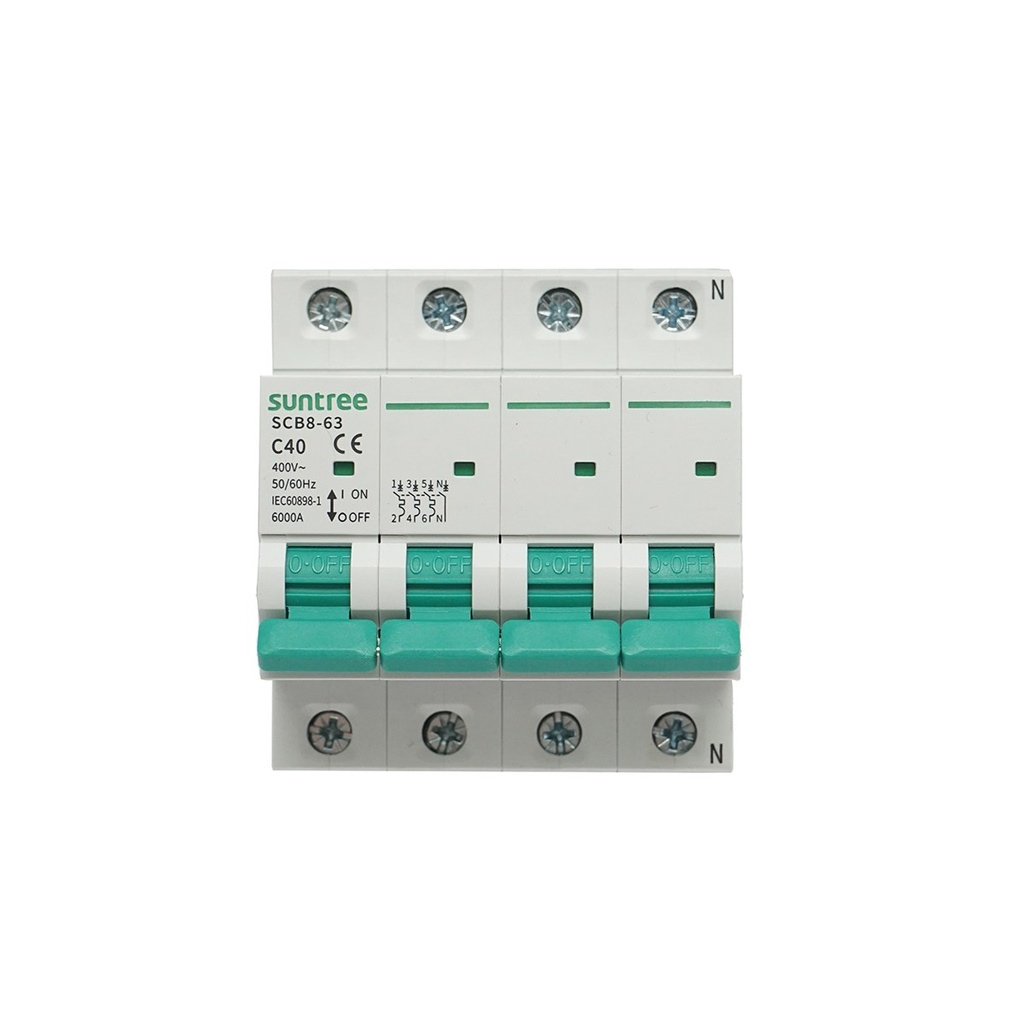 Siguranta automata tip intrerupator 3P+N, 40A 400VAC Suntree