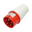 Stecher, fisa pentru priza industriala trifazata 16A, 415V, IP44, 6H