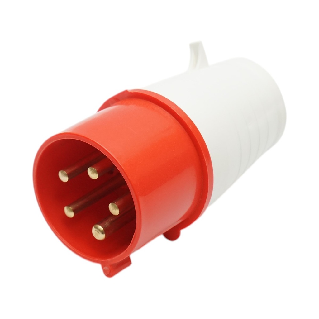 Stecher, fisa pentru priza industriala trifazata 32A, 415V, IP44, 6H