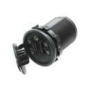 Mufa Incarcator auto 12V cu 2xUSB/1A, 2.1A