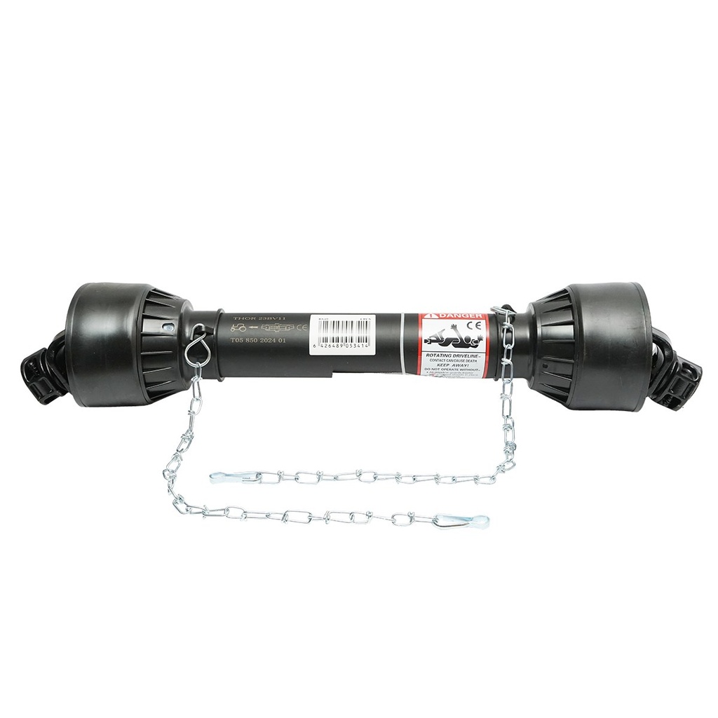 Cardan 850 mm T5 cruce 30,2x79,4 (teava triunghiulara) 1 3/8 Z=6 Cositoare 1.85
