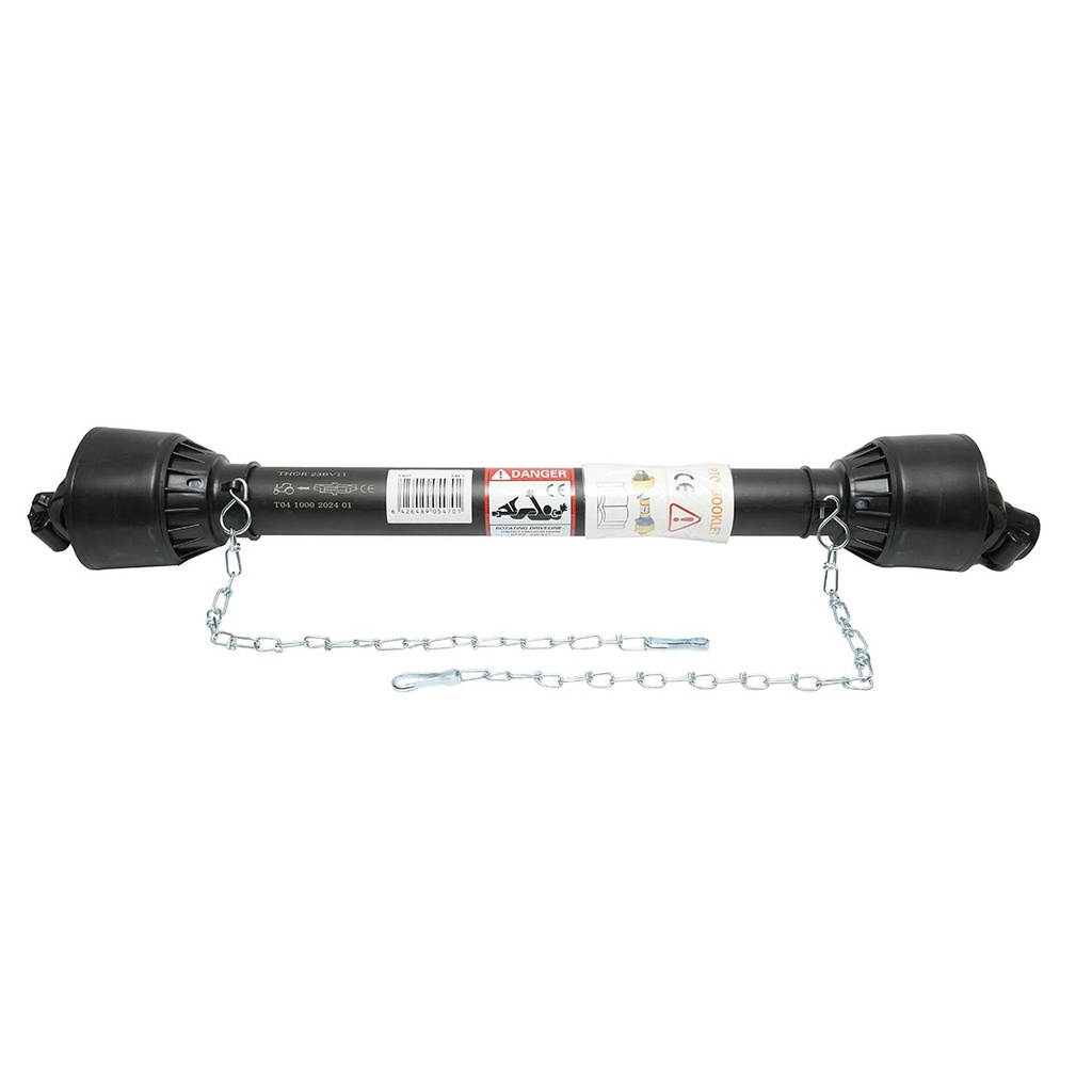 Cardan 1000 mm T4 cruce 27x74,6 (teava triunghiulara) 1 3/8 Z=6