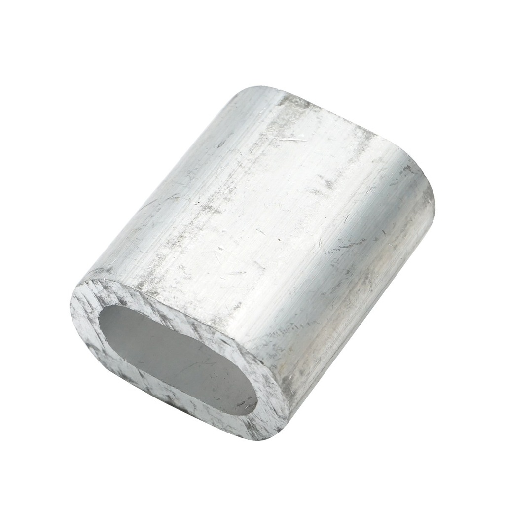 Ferula/bucsa de presare din aluminiu pentru cablu troliu 13 mm