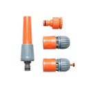 Set conectori cu cap reglabil 1/2 pentru furtun gradina