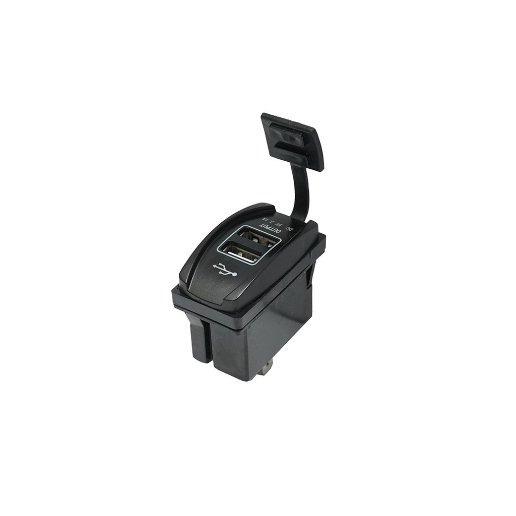 Priza, incarcator cu 2 x porturi USB, 5V, 3.1A universal