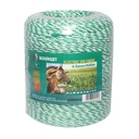Rola fir alb-verde fi 2.5mm 4x0.2mm SS, 500m gard electric, rezistenta 7 Ohm Bourget
