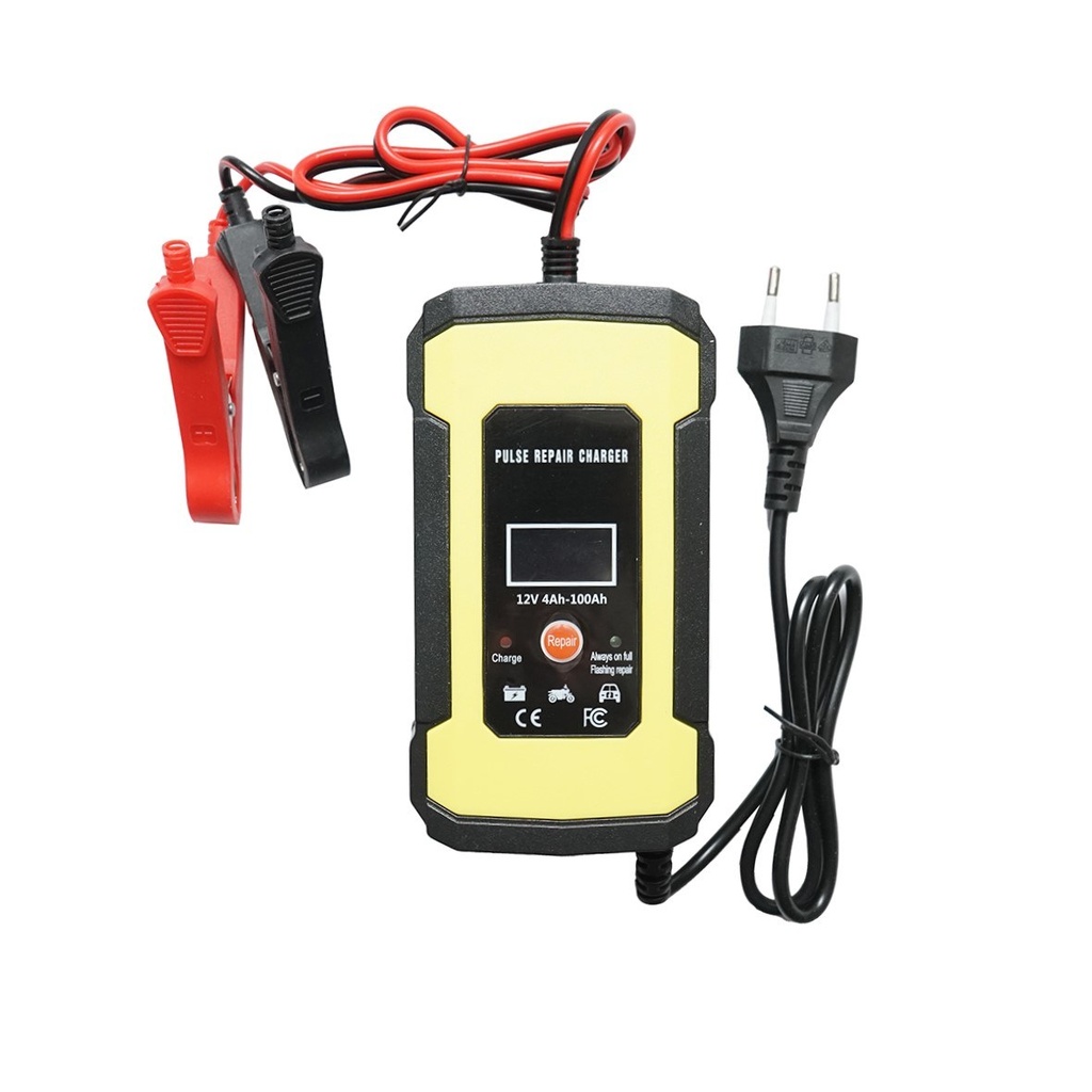 Redresor incarcator digital baterie 12V/6A cu functie de reparare 4-100Ah