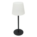 Lampa de masa LED 2W neagra, baterie 3.7V/1200mAh, reincarcabila USB 5V/1A