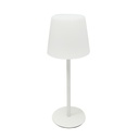 Lampa de masa LED de exterior 2W alba, baterie 3.7V/1200mAh, reincarcabila USB 5V/1A