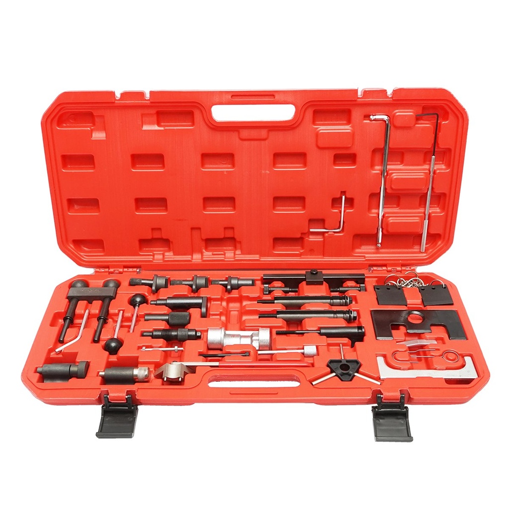 Trusa blocare cale si fixare distributie VW, Audi, Seat, Skoda pe benzina si diesel 34 piese